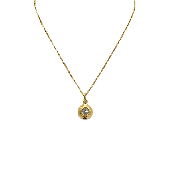 CHANEL VINTAGE NECKLACE COCOMARK RHINESTONE ACCESSORY 90272587 - PURPOSE