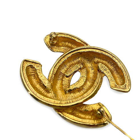 CHANEL VINTAGE MATELASSE COCOMARK BROOCH GOLD ACCESSORY 90272588 - PURPOSE