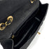 CHANEL VINTAGE MAXI MATELASSE CHAIN SHOULDER BAG BLACK LINEN 90272804 - PURPOSE