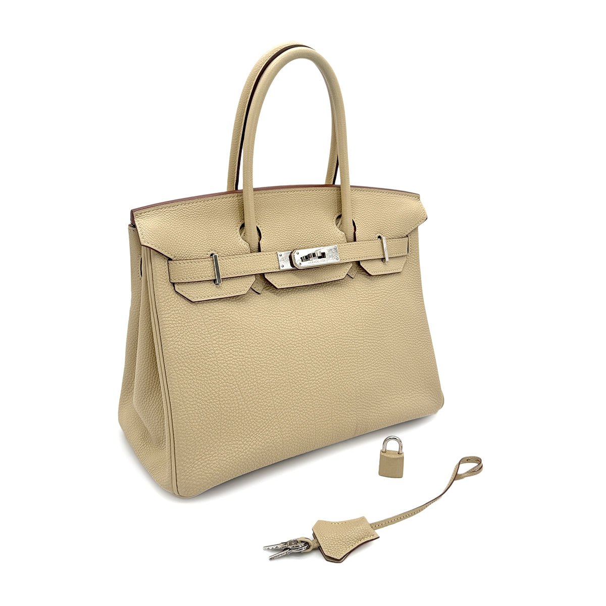 HERMES BIRKIN 30 PARCHEMIN TOGO HAND BAG □K 90272805