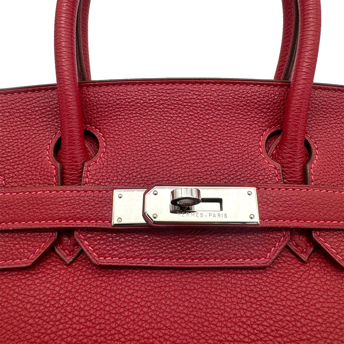 HERMES BIRKIN 30 ROUGE GARANCE TOGO HAND BAG □H SHW 90272806