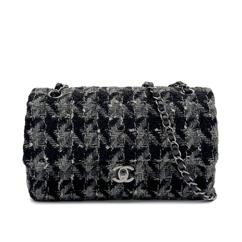 CHANEL MATELASSE CHAIN SHOULDER BAG BLACK TWEED 90272809 - PURPOSE