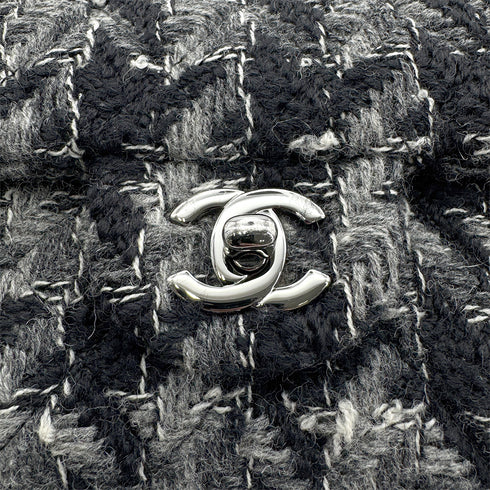 CHANEL MATELASSE CHAIN SHOULDER BAG BLACK TWEED 90272809 - PURPOSE