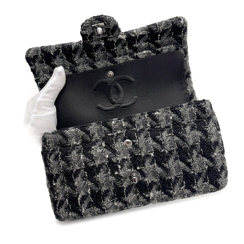 CHANEL MATELASSE CHAIN SHOULDER BAG BLACK TWEED 90272809 - PURPOSE