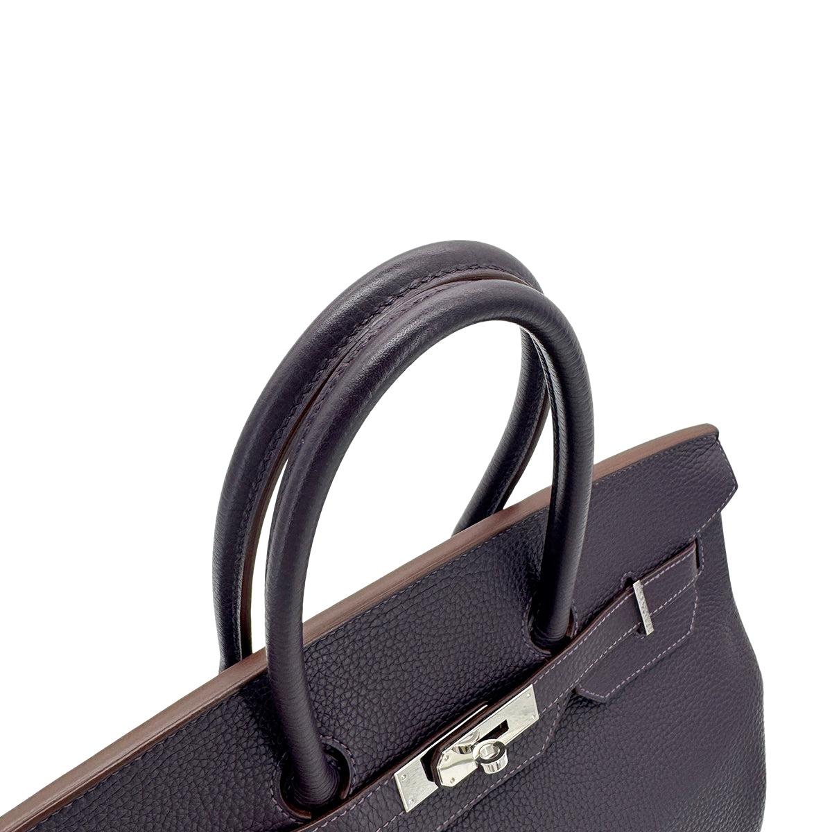 HERMES BIRKIN 35 RAISIN TOGO HAND BAG □P SHW 90272810