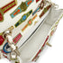 CHANEL MINI MATELASSE CUBA COLLECTION CHAIN SHOULDER BAG WHITE SATIN 90272813