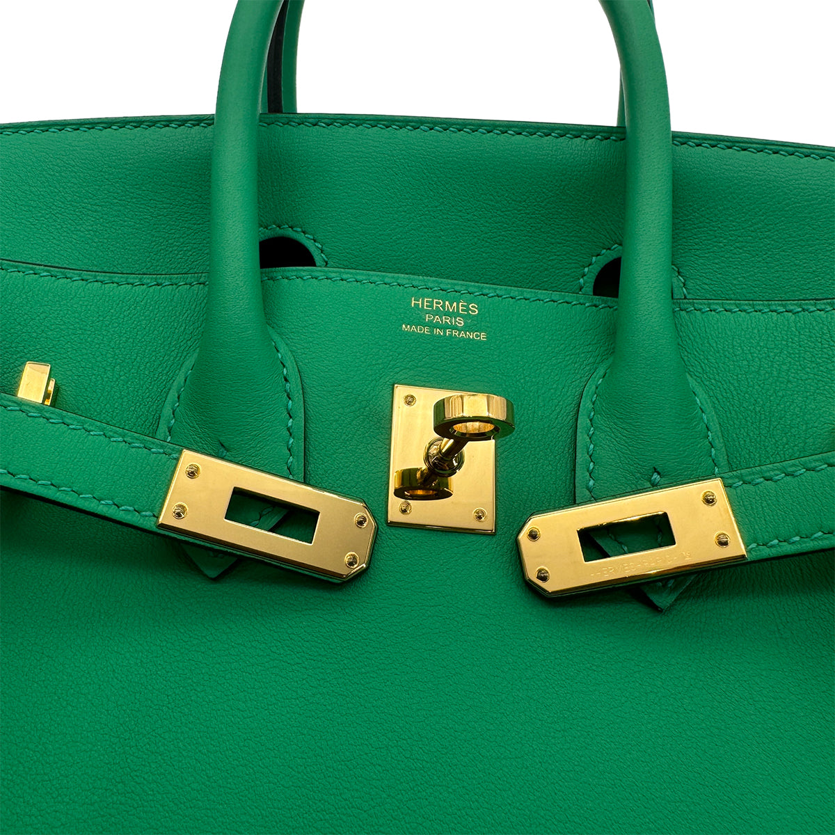 HERMES BIRKIN 25 MINT SWIFT HAND BAG Z GHW 90272816