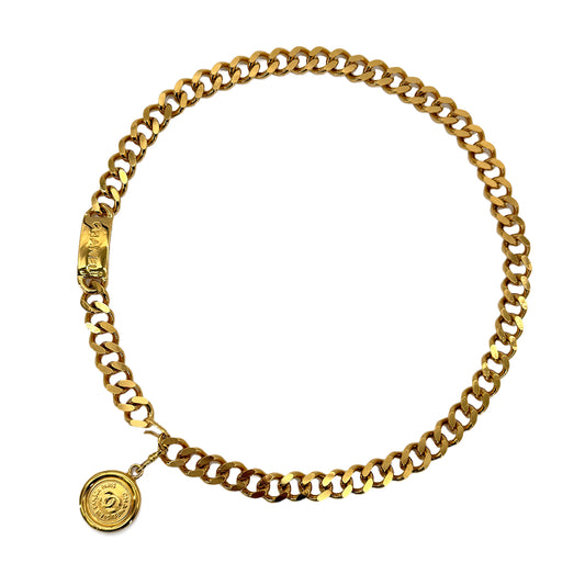CHANEL VINTAGE CHAIN BELT COCOMARK ACCESSORY 90272824