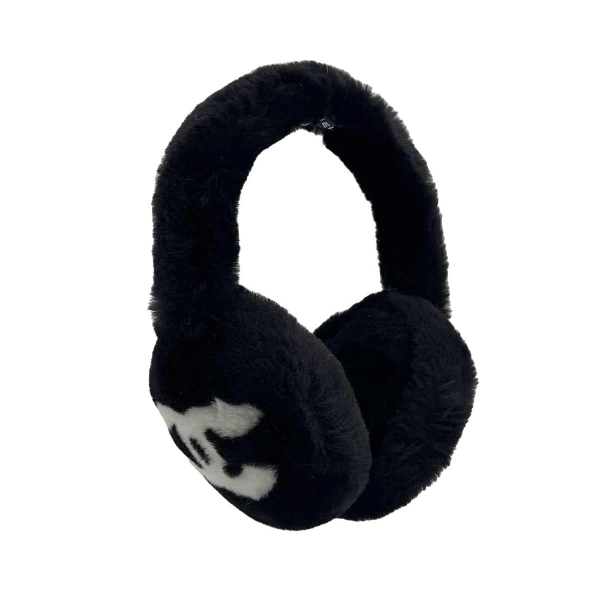 CHANEL EARMUFFS COCOMARK BLACK WHITE 90272831