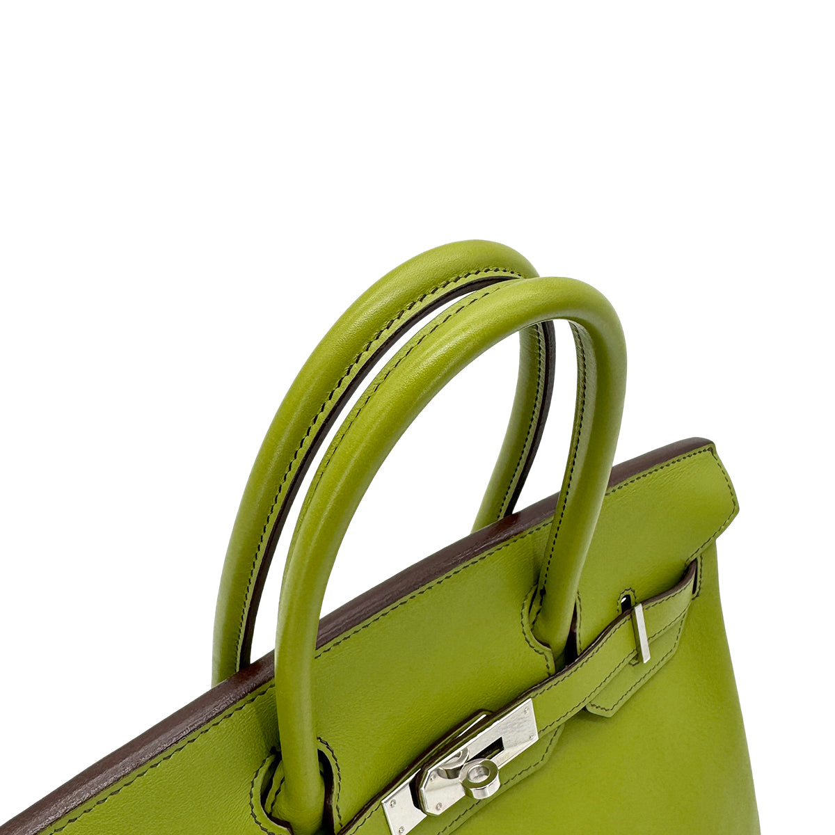 HERMES BIRKIN 30 ANIS GREEN SWIFT HAND BAG □K SHW 90272925