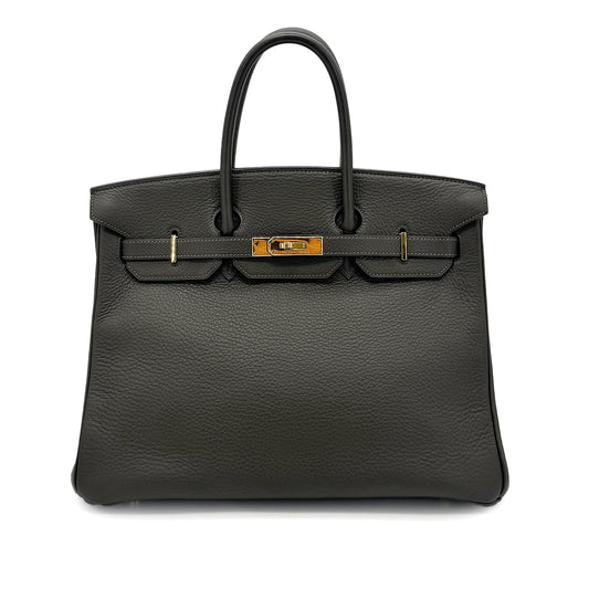 HERMES BIRKIN 35 CANOPEE TAURILLON CLEMENCE HAND BAG □F GHW 90272948