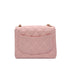 CHANEL VINTAGE MINI SQUARE 17 CHAIN SHOULDER BAG PINK LAMB SKIN 90272953 - PURPOSE