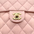 CHANEL VINTAGE MINI SQUARE 17 CHAIN SHOULDER BAG PINK LAMB SKIN 90272953 - PURPOSE