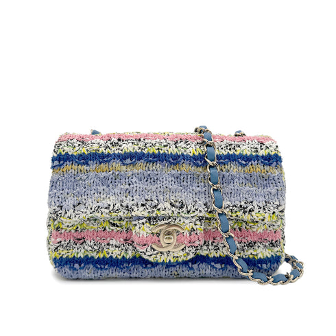 CHANEL CHAIN SHOULDER BAG MULTICOLOR TWEED 90272956 - PURPOSE