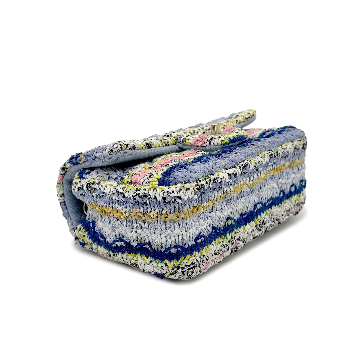 CHANEL CHAIN SHOULDER BAG MULTICOLOR TWEED 90272956