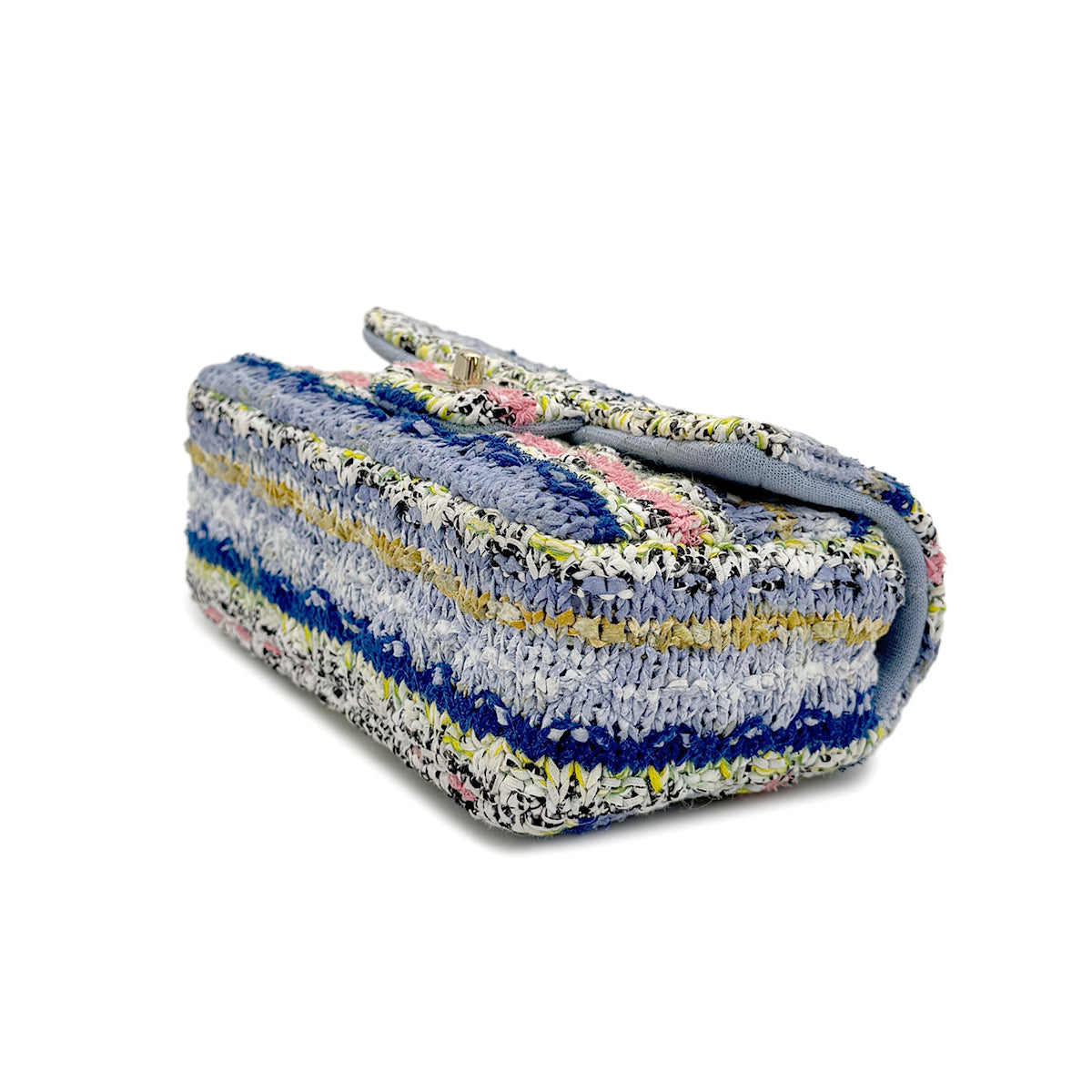 CHANEL CHAIN SHOULDER BAG MULTICOLOR TWEED 90272956