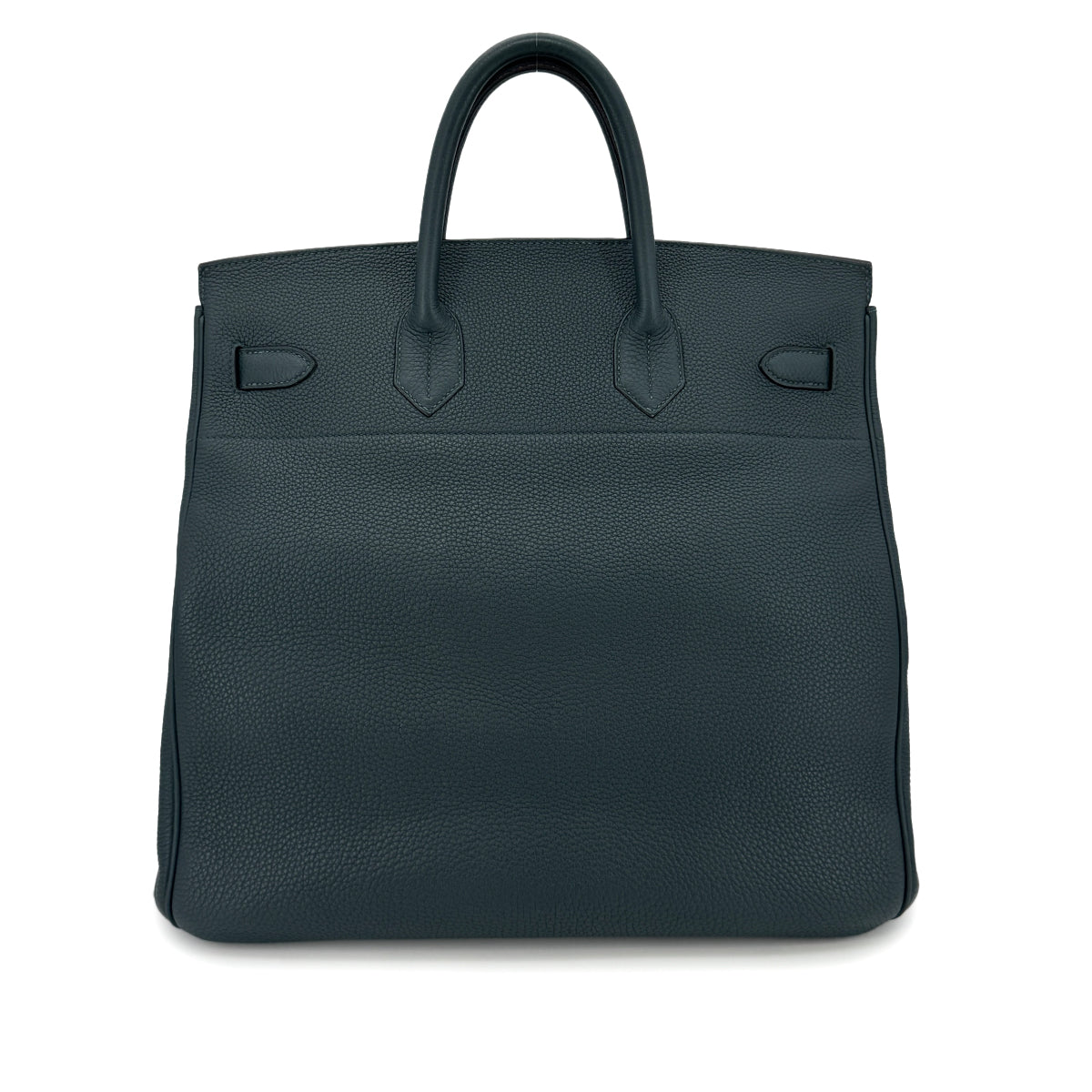 HERMES HAUT A COURROIES 40 VERT CYPRESS TAURILLON CLEMENCE HAND BAG D 90272959