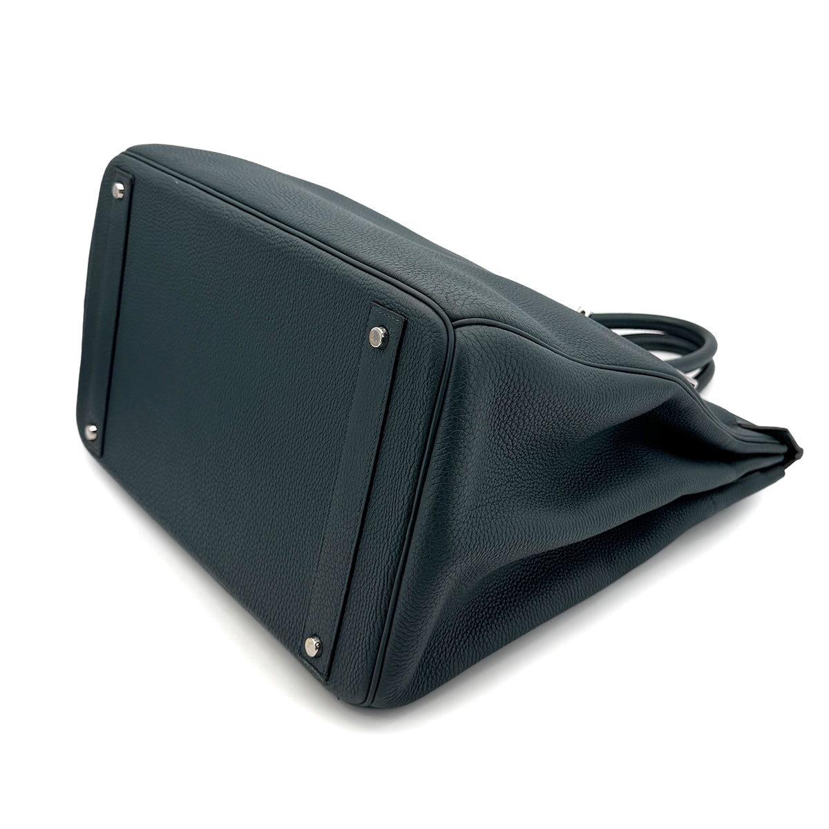 HERMES HAUT A COURROIES 40 VERT CYPRESS TAURILLON CLEMENCE HAND BAG D 90272959