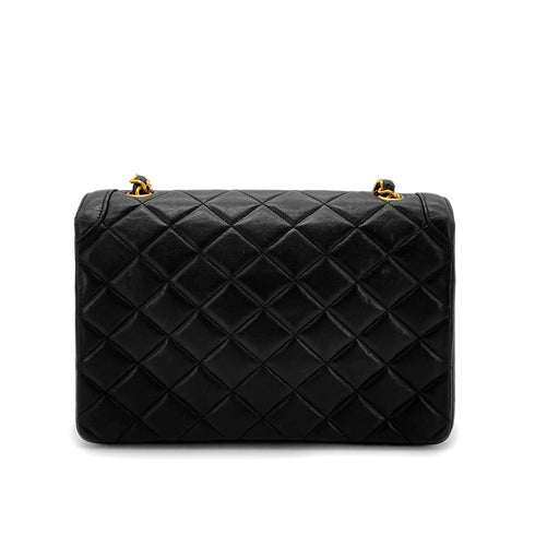 CHANEL MATELASSE CHAIN SHOULDER BAG BLACK LAMB SKIN 90272960 - PURPOSE