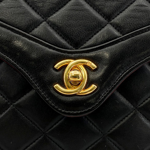 CHANEL MATELASSE CHAIN SHOULDER BAG BLACK LAMB SKIN 90272960 - PURPOSE