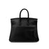 HERMES BIRKIN 25 BLACK SWIFT HAND BAG □R GHW 90272967 - PURPOSE