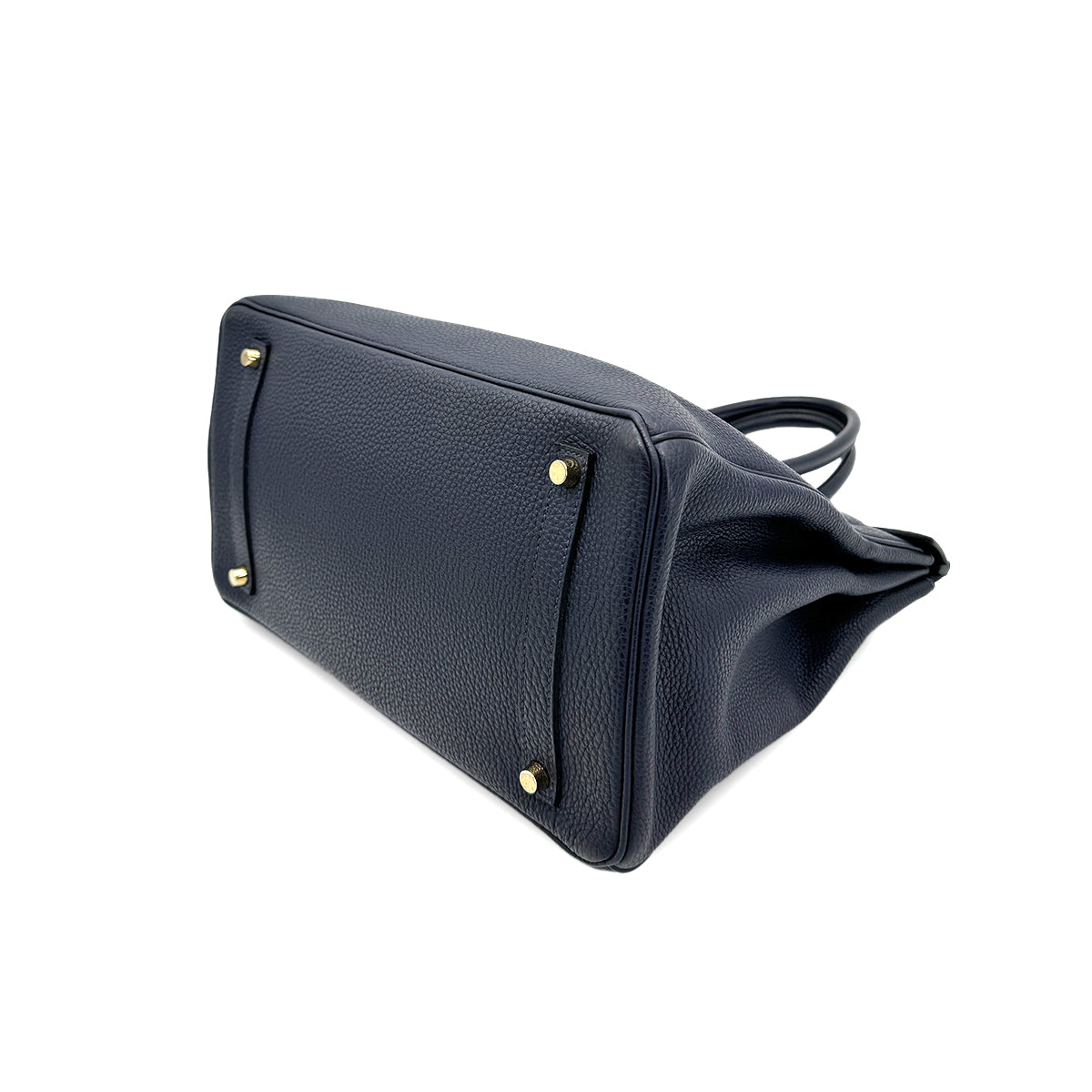 HERMES BIRKIN 35 BLUE NUIT TOGO HAND BAG X GHW 90272969