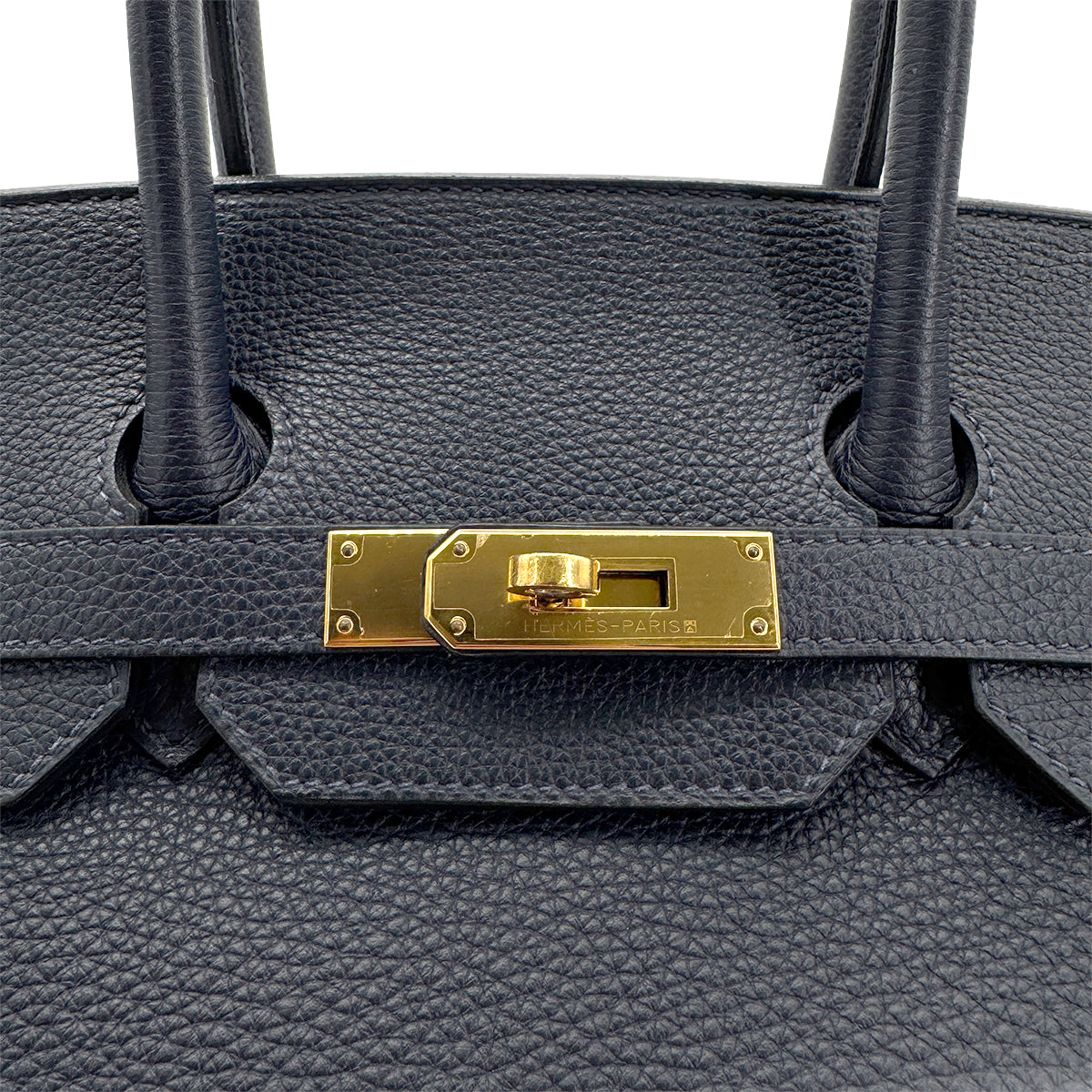 HERMES BIRKIN 35 BLUE NUIT TOGO HAND BAG X GHW 90272969