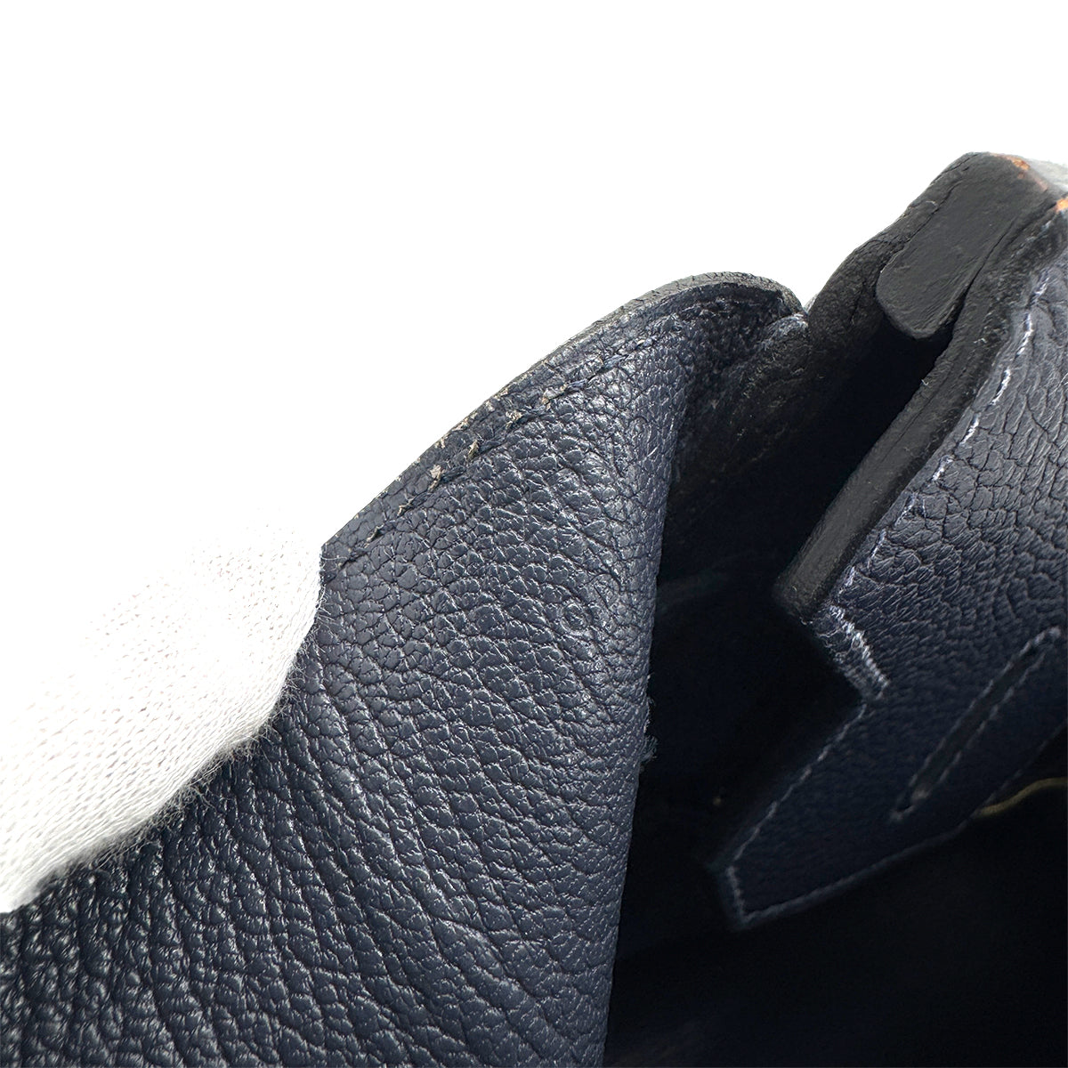 HERMES BIRKIN 35 BLUE NUIT TOGO HAND BAG X GHW 90272969