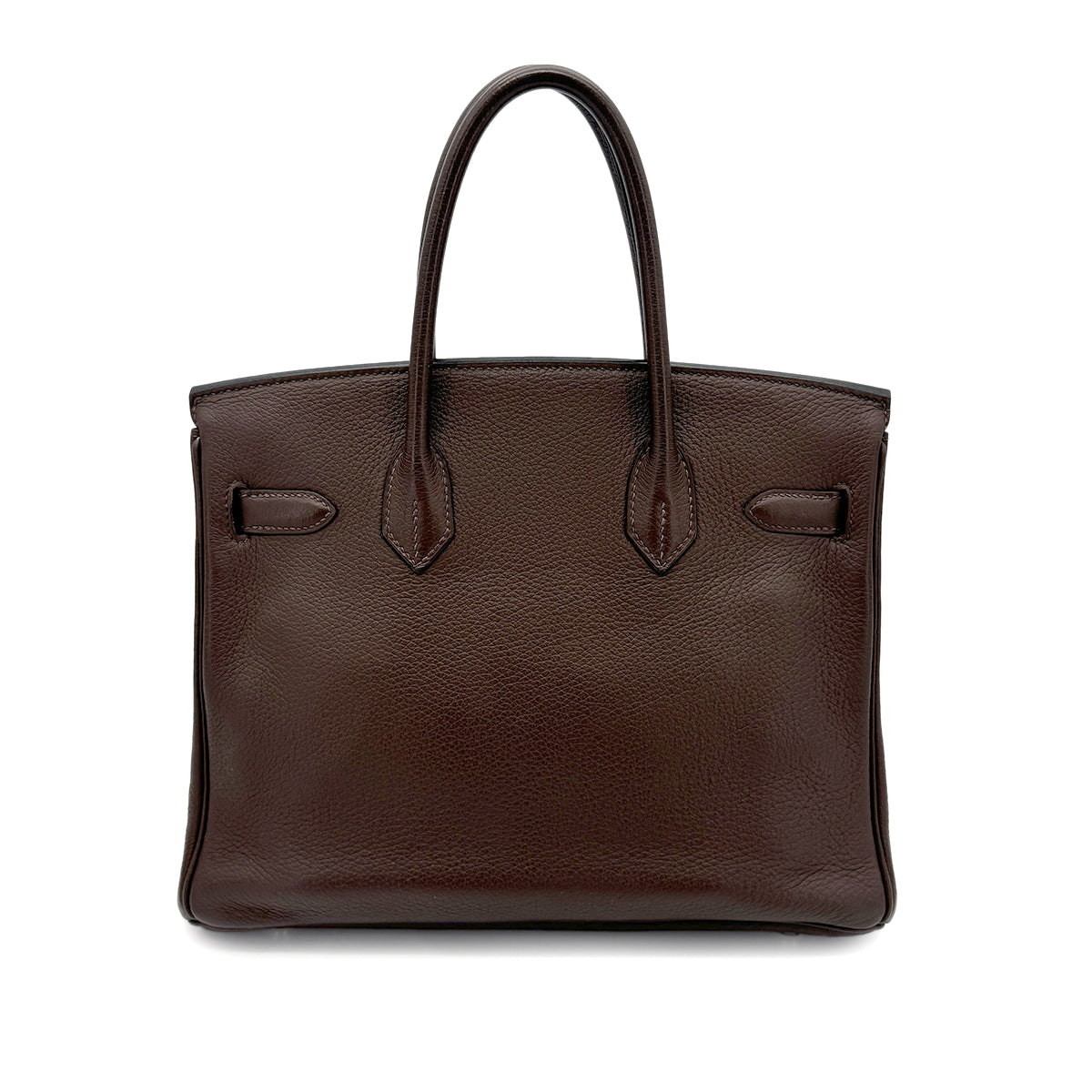 HERMES BIRKIN 30 CAFE TAURILLON CLEMENCE HAND BAG ▢M SHW 90272985