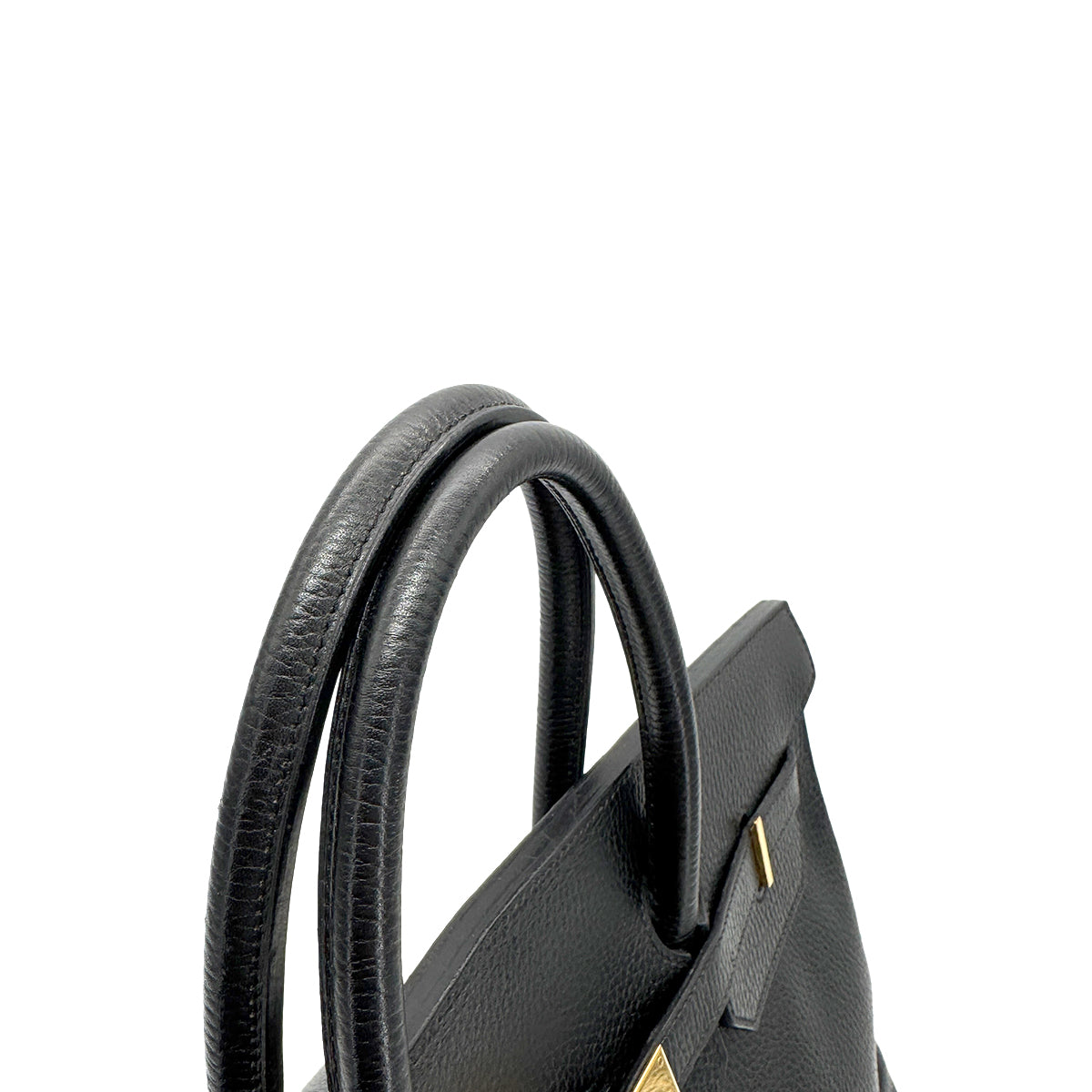 HERMES BIRKIN 40 BLACK ARDENNES HAND BAG □Z GHW 90272991