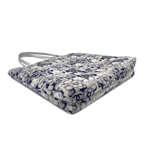 CHANEL CHOUPETTE CAT PRINT TOTE BAG GRAY 90273008 - PURPOSE