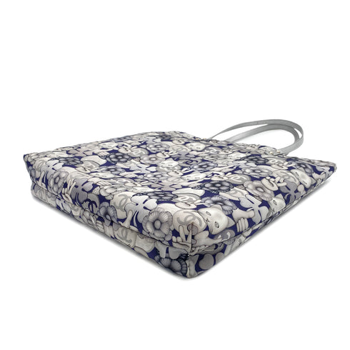 CHANEL CHOUPETTE CAT PRINT TOTE BAG GRAY 90273008 - PURPOSE