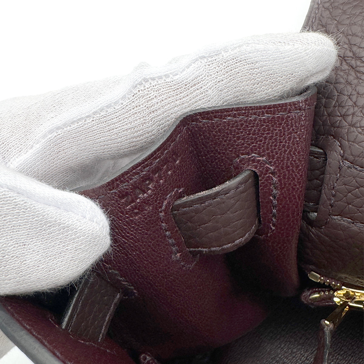 HERMES KELLY 28 RETOURNE ROUGE SELLIER TOGO HAND SHOULDER BAG Z GHW 90273063