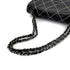 CHANEL VINTAGE WILD STITCH CHAIN SHOULDER BAG BLACK LEATHER 90273066 - PURPOSE