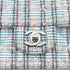 CHANEL MINI MATELASSE CHAIN SHOULDER BAG BLUE TWEED 90273071 - PURPOSE