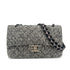 CHANEL MATELASSE CHAIN SHOULDER BAG BLACK TWEED 90273077 - PURPOSE
