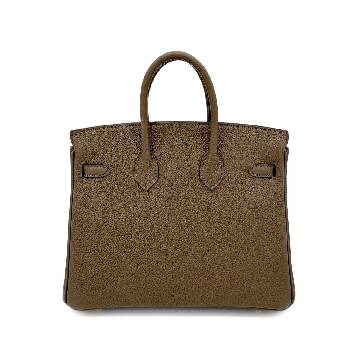 HERMES BIRKIN 25 VERSO TOUNDRA GRIS PERLE TOGO HAND BAG W GHW 90273375