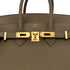 HERMES BIRKIN 25 VERSO TOUNDRA GRIS PERLE TOGO HAND BAG W GHW 90273375 - PURPOSE