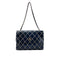 CHANEL VINTAGE WILD STITCH CHAIN SHOULDER BAG BLACK LEATHER 90273376 - PURPOSE