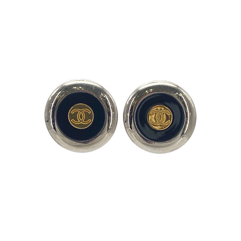 CHANEL VINTAGE EARRINGS COCOMARK ROUND ACCESSORY 97A 90273387 - PURPOSE