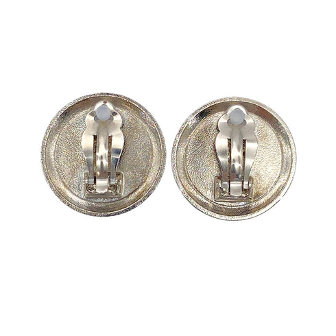 CHANEL VINTAGE EARRINGS COCOMARK ROUND ACCESSORY 97A 90273387 - PURPOSE