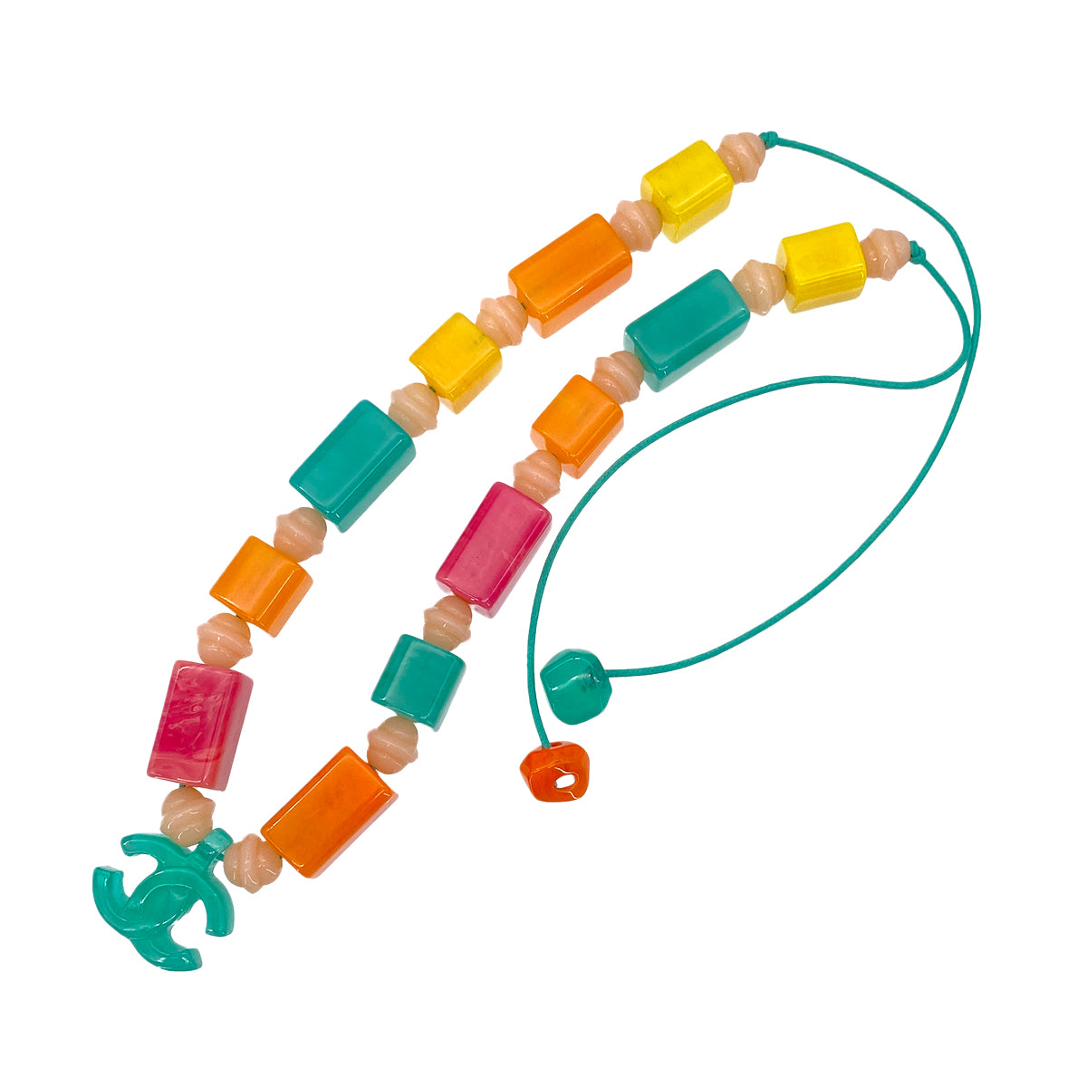 CHANEL NECKLACE COCOMARK BEADS MULTI COLOR 04P 90273391