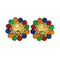 CHANEL VINTAGE EARRINGSCOCOMARK COLOR STONE ACCESSORY 25 90273413 - PURPOSE