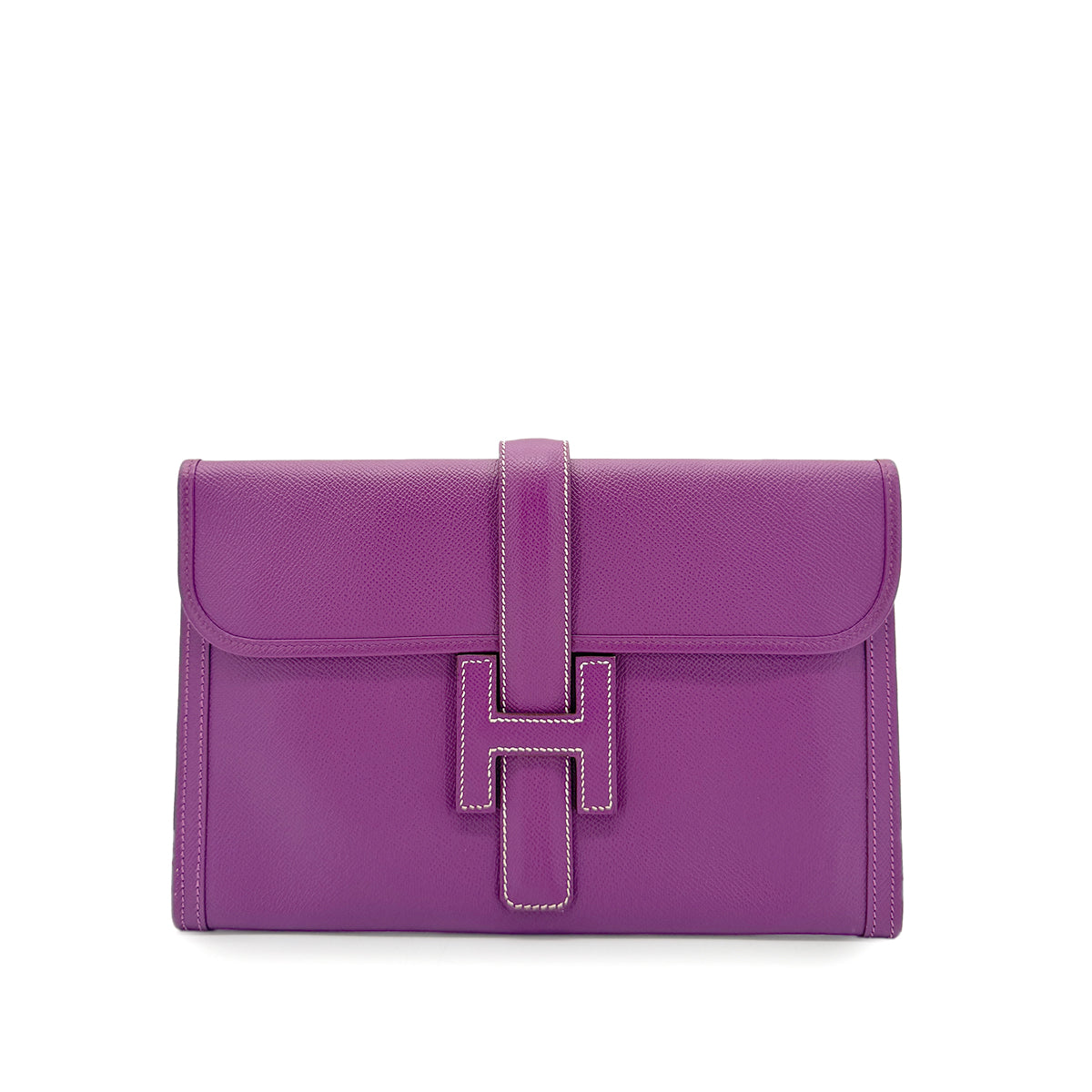 HERMES JIGE PM CASSIS EPSOM CLUTCH BAG □R 90273417
