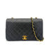 CHANEL VINTAGE FULL FLAP CHAIN SHOULDER BAG KHAKI LAMB SKIN 90273869 - PURPOSE