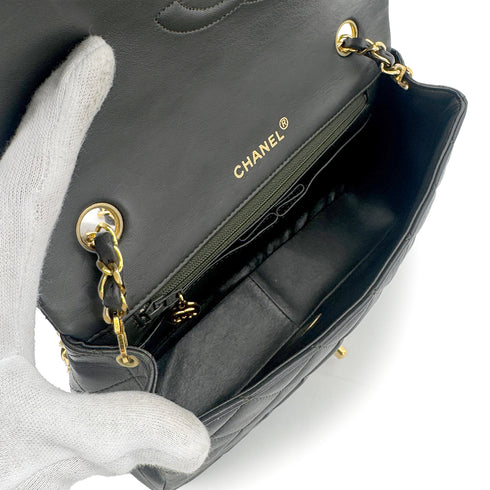 CHANEL VINTAGE FULL FLAP CHAIN SHOULDER BAG KHAKI LAMB SKIN 90273869 - PURPOSE