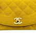 CHANEL VINTAGE DIANA SMALL CHAIN SHOULDER BAG YELLOW LINEN 90273870 - PURPOSE