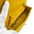 CHANEL VINTAGE DIANA SMALL CHAIN SHOULDER BAG YELLOW LINEN 90273870 - PURPOSE