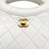 CHANEL VINTAGE 2WAY HAND CHAIN SHOULDER BAG WHITE LAMB SKIN 90273879 - PURPOSE