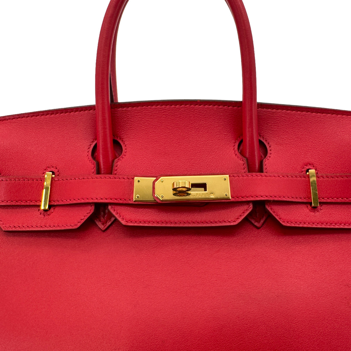 HERMES BIRKIN 30 ROUGE VIF VEAU GULLIVER HAND BAG □D GHW 90273886